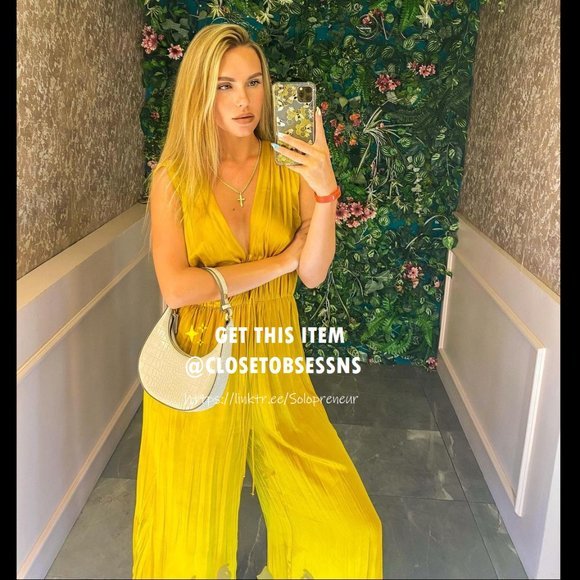 Zara Pants & Jumpsuits Zara Wide Leg Jumpsuit Poshmark